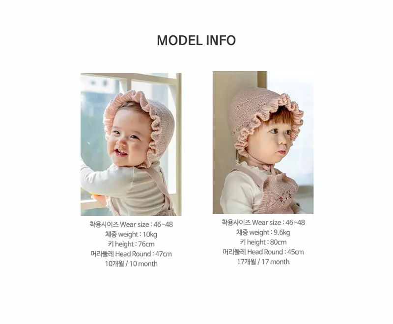 Happy Prince - Korean Baby Fashion - #onlinebabyshop - Fen Knit Bonnet - 10