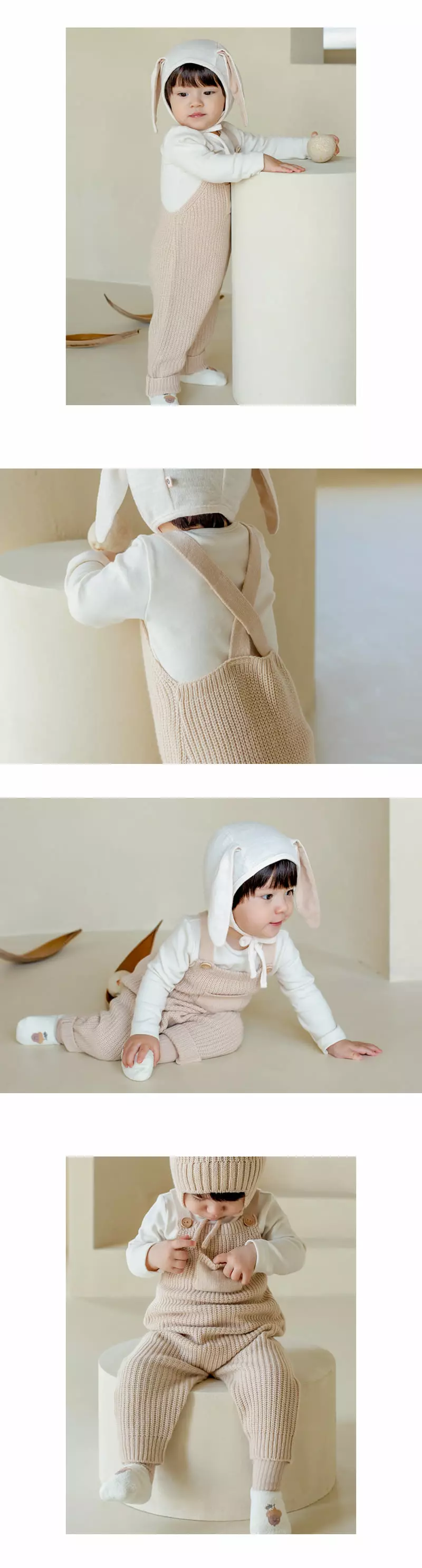 Happy Prince - Korean Baby Fashion - #onlinebabyboutique - Geanie Knit Overalls - 4