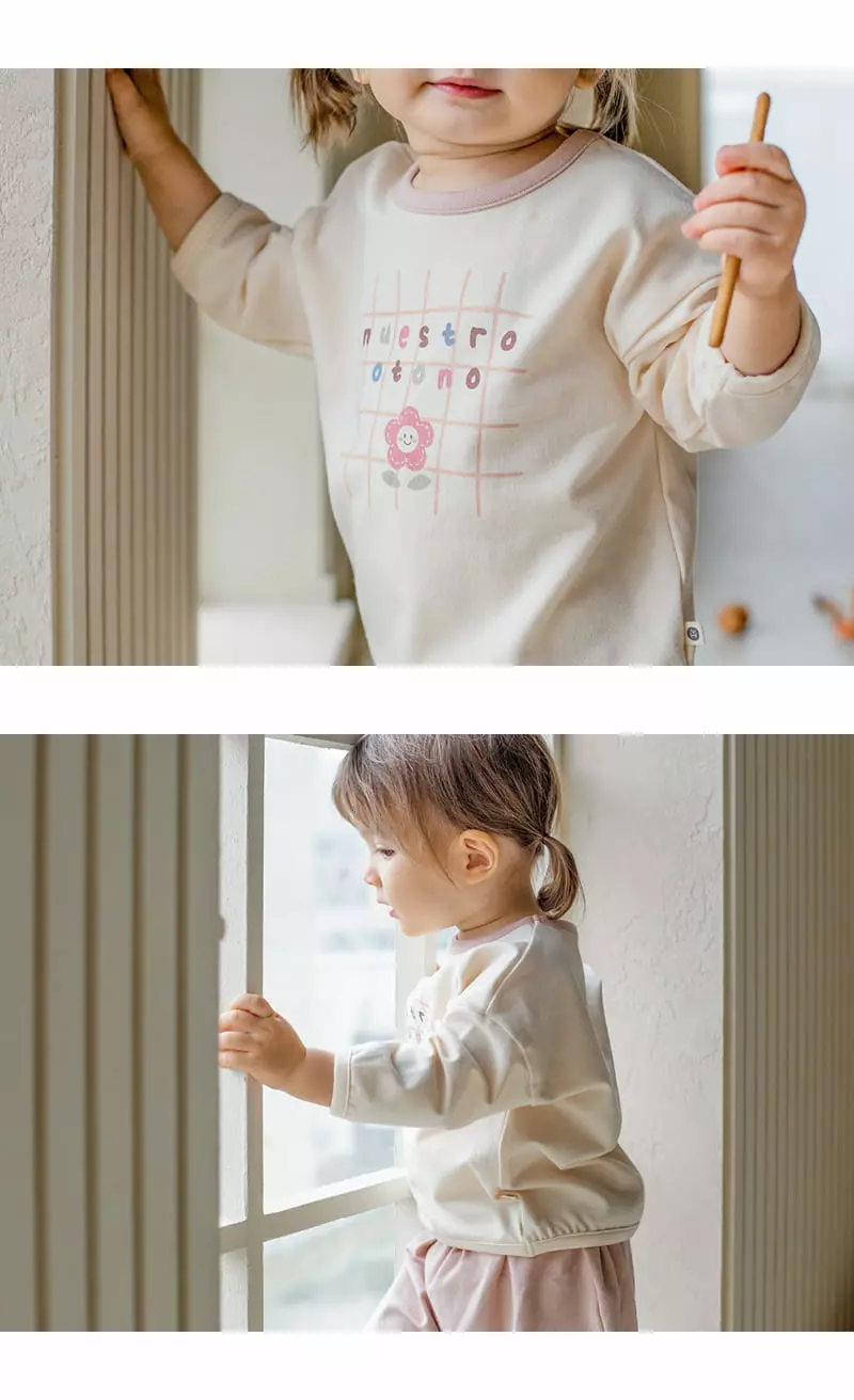 Happy Prince - Korean Children Fashion - #kidsstore - Beunie Lounge Baby Top Bottom Set Pink - 4