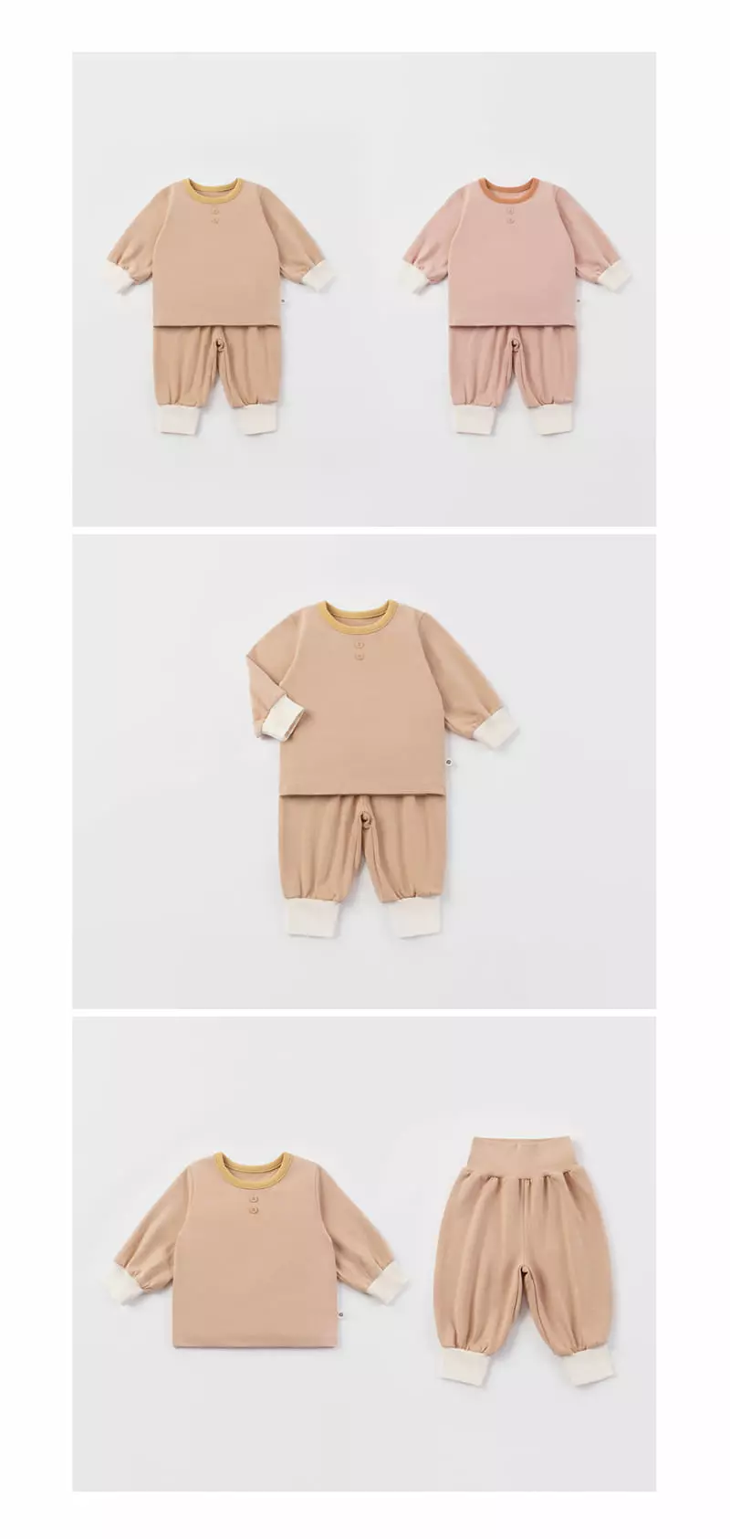 Happy Prince - Korean Children Fashion - #littlefashionista - Beldi Comfy Belly Lounge Wear Coral - 5