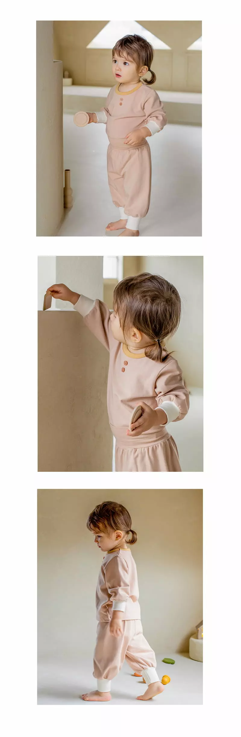 Happy Prince - Korean Children Fashion - #magicofchildhood - Beldi Comfy Belly Lounge Wear Coral - 6