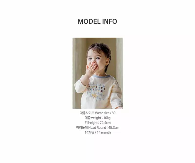 Happy Prince - Korean Children Fashion - #prettylittlegirls - Beunie Lounge Baby Top Bottom Set Blue - 10