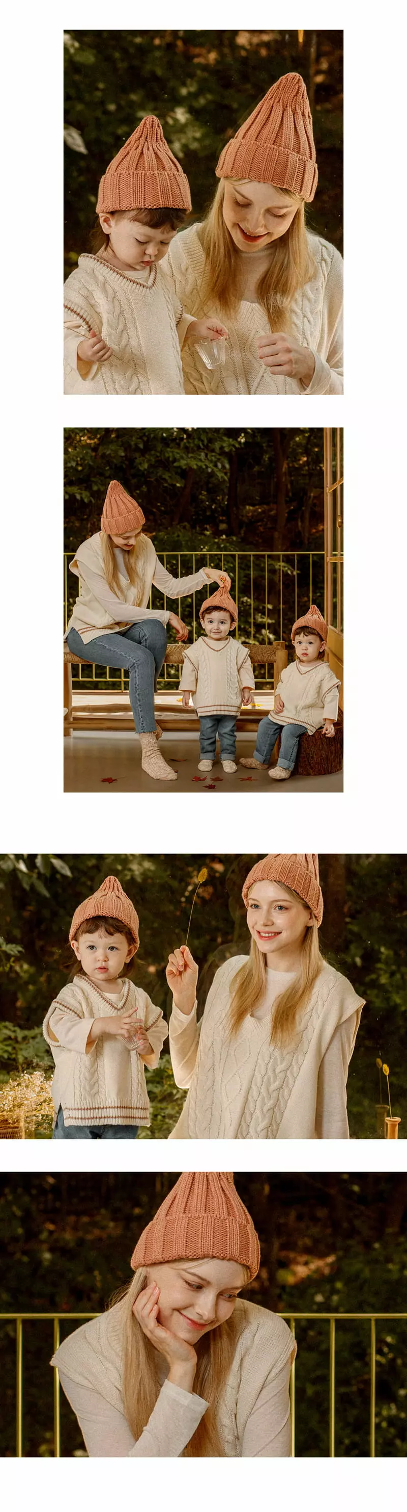 Happy Prince - Korean Women Fashion - #momslook - Sand Knit Mom Beanie - 6