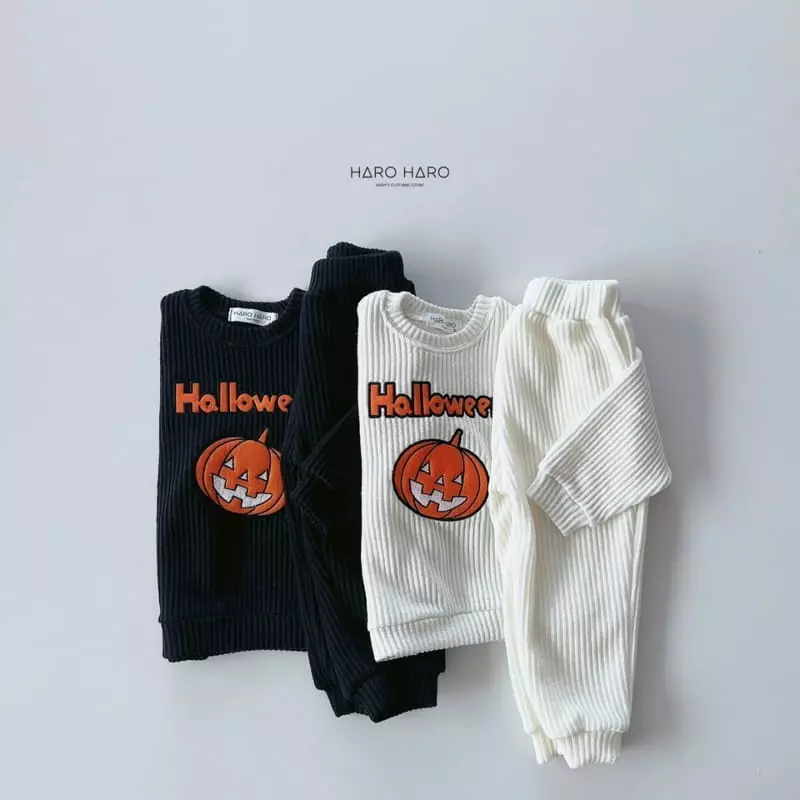 Haro Haro - Korean Children Fashion - #Kfashion4kids - Halloween Top Bottom Set - 6