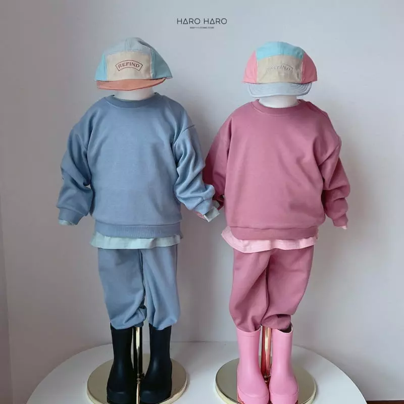 Haro Haro - Korean Children Fashion - #designkidswear - Latte Top Bottom Set