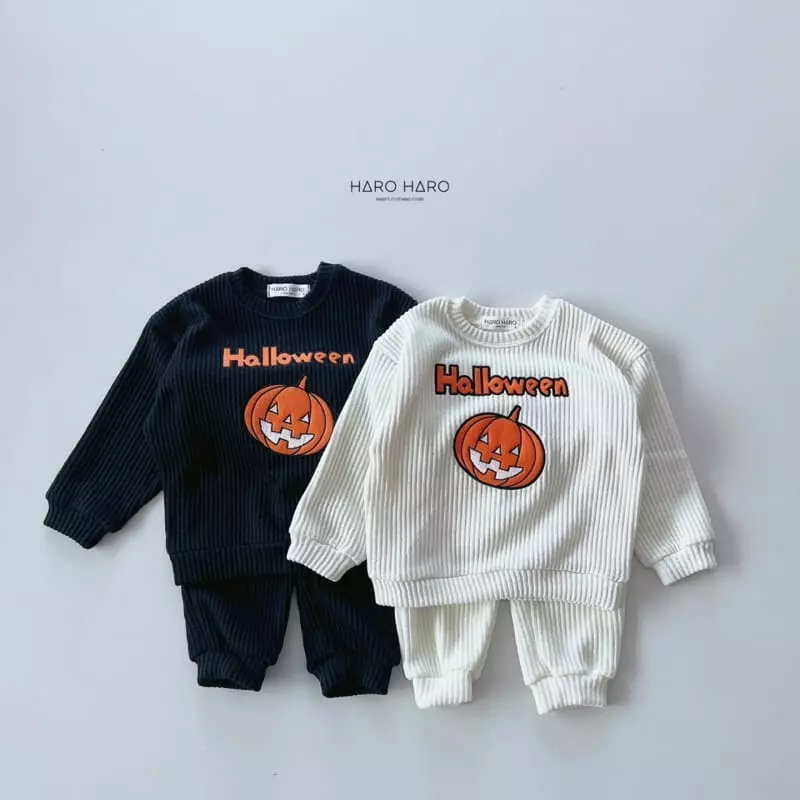 Haro Haro - Korean Children Fashion - #discoveringself - Halloween Top Bottom Set