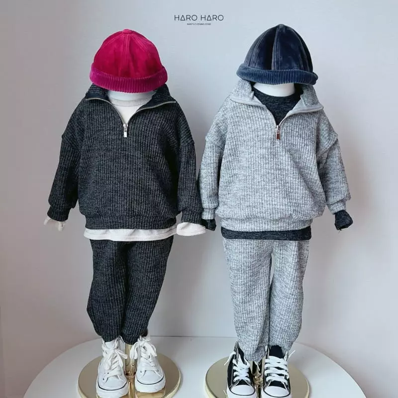 Haro Haro - Korean Children Fashion - #kidsshorts - Maple Anorak Top Bottom Set - 2