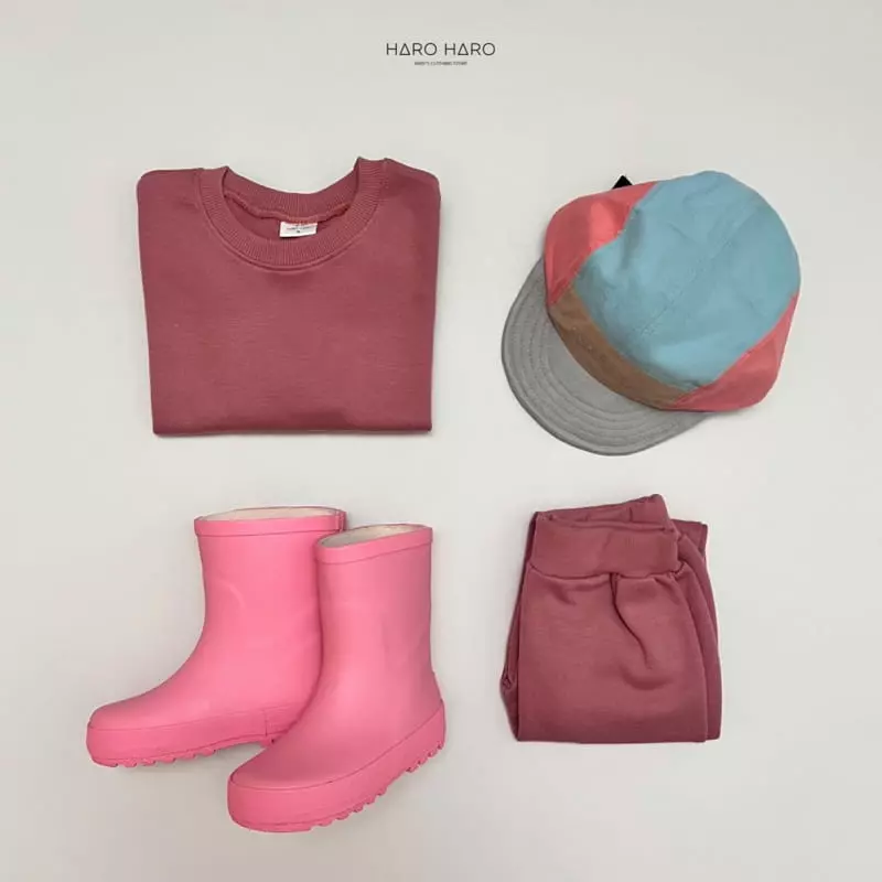 Haro Haro - Korean Children Fashion - #minifashionista - Latte Top Bottom Set - 10