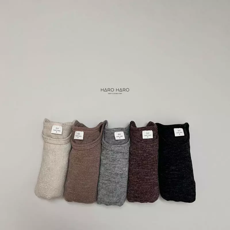 Haro Haro - Korean Children Fashion - #stylishchildhood - Baguette Bocashi Knit Tee - 10