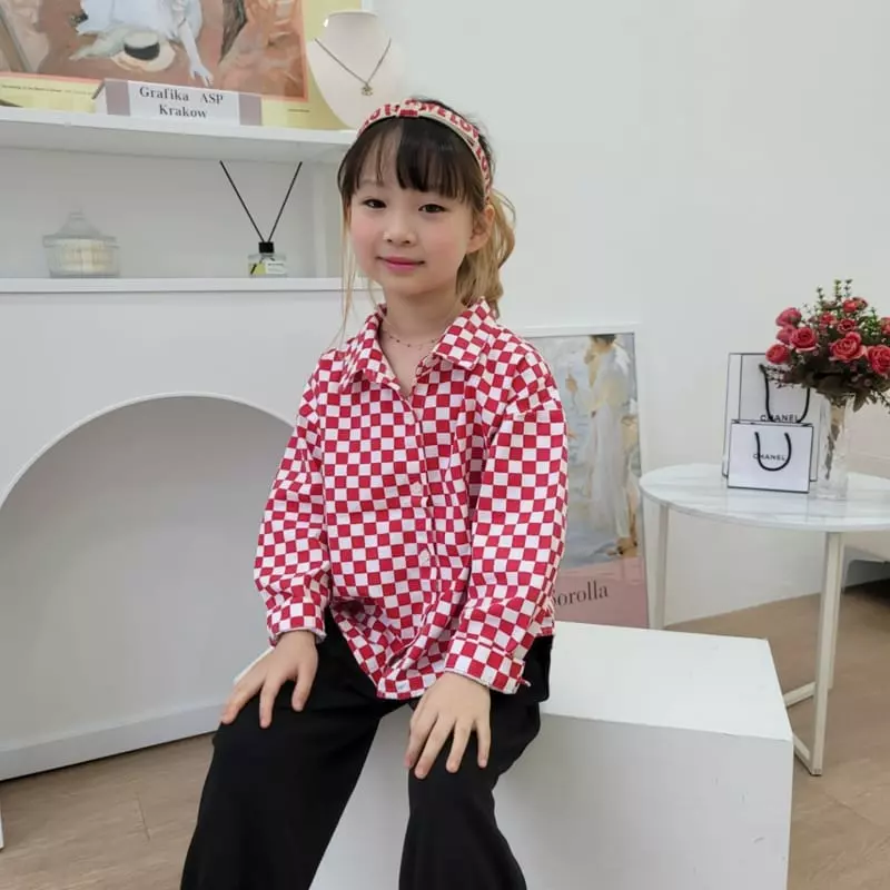 Heart Baby - Korean Children Fashion - #Kfashion4kids - Check Washing Shirt - 11