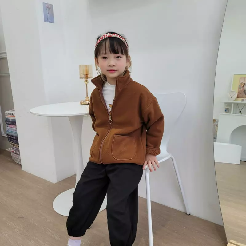 Heart Baby - Korean Children Fashion - #childofig - Fleece Zip-up Jacket - 7