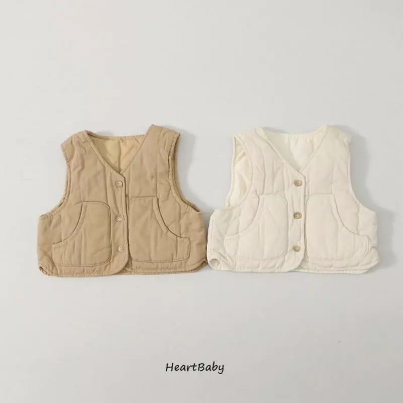 Heart Baby - Korean Children Fashion - #childofig - Malrang Vest - 10