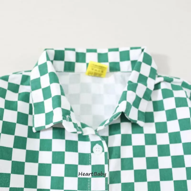 Heart Baby - Korean Children Fashion - #childofig - Check Washing Shirt - 4