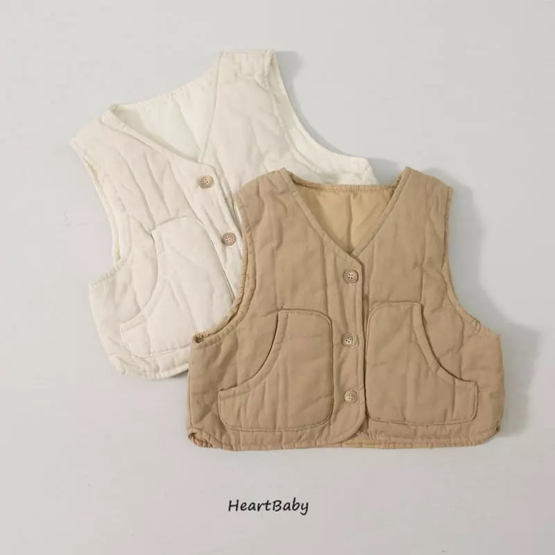 Heart Baby - Korean Children Fashion - #childrensboutique - Malrang Vest - 11
