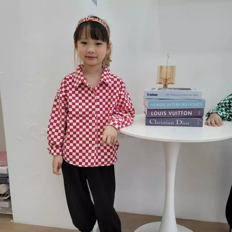Heart Baby - Korean Children Fashion - #kidsstore - Check Washing Shirt - 9