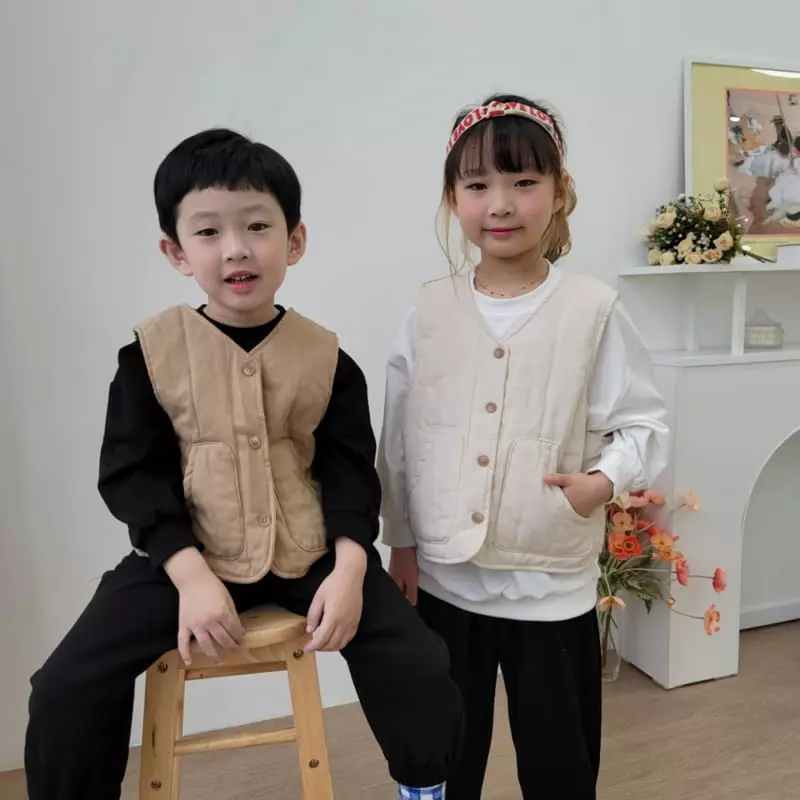Heart Baby - Korean Children Fashion - #littlefashionista - Malrang Vest - 3