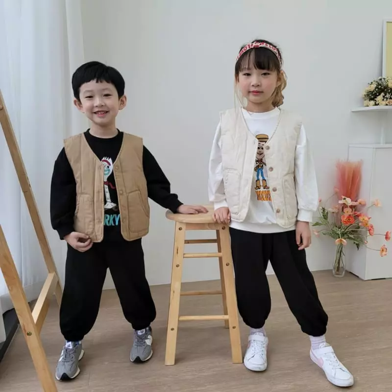 Heart Baby - Korean Children Fashion - #littlefashionista - Malrang Vest - 4