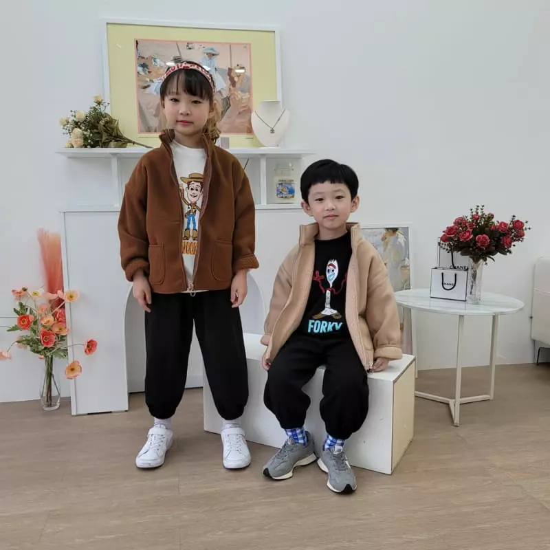Heart Baby - Korean Children Fashion - #prettylittlegirls - Fleece Zip-up Jacket - 3