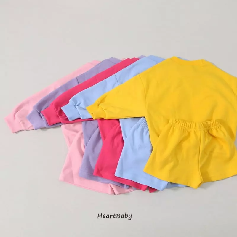 Heart Baby - Korean Children Fashion - #todddlerfashion - Sanrio Shorts Top Bottom Set