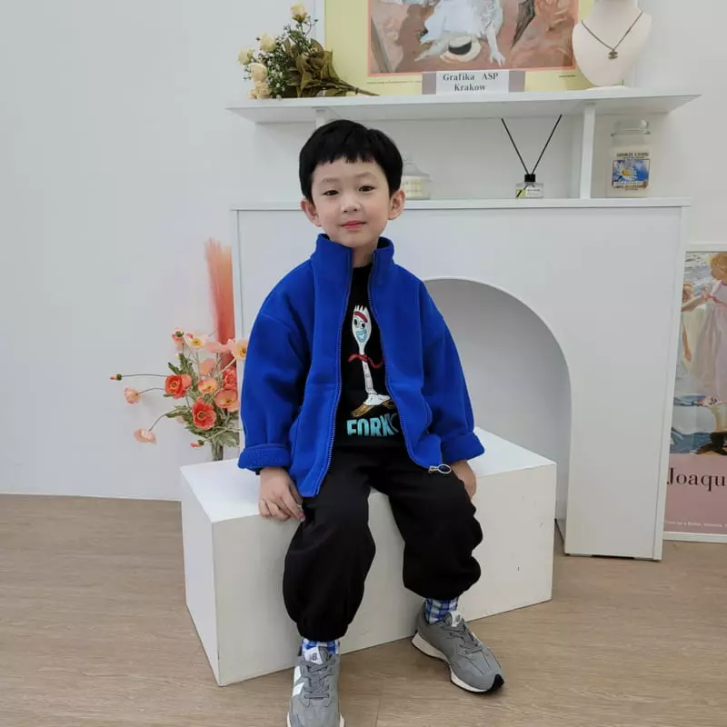 Heart Baby - Korean Children Fashion - #toddlerclothing - Fleece Zip-up Jacket - 5