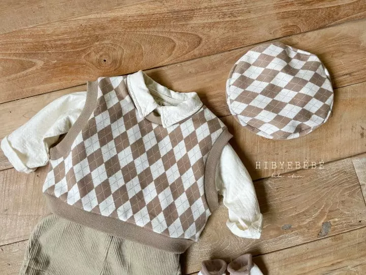 Hi Byebebe - Korean Baby Fashion - #smilingbaby - Argyle Knit Beret Hat - 4