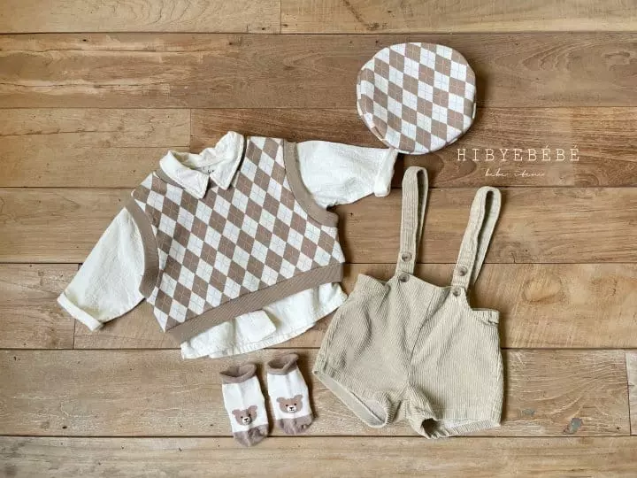 Hi Byebebe - Korean Baby Fashion - #babyboutiqueclothing - Argyle Knit Vest - 6
