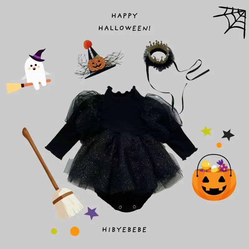 Hi Byebebe - Korean Baby Fashion - #babyootd - Halloween Sha Crown Hairband