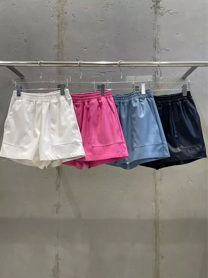 Hi Raki - Korean Women Fashion - #momslook - Leather Shorts - 9