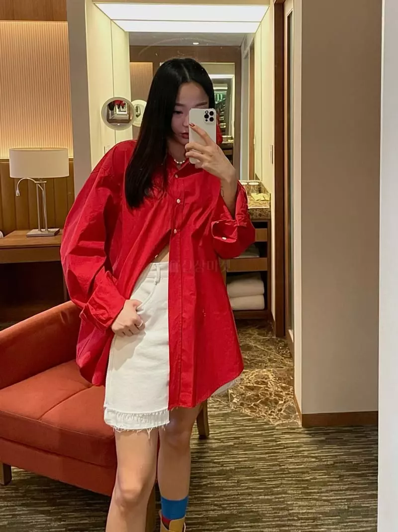 Hi Raki - Korean Women Fashion - #momslook - Day Shirt - 6