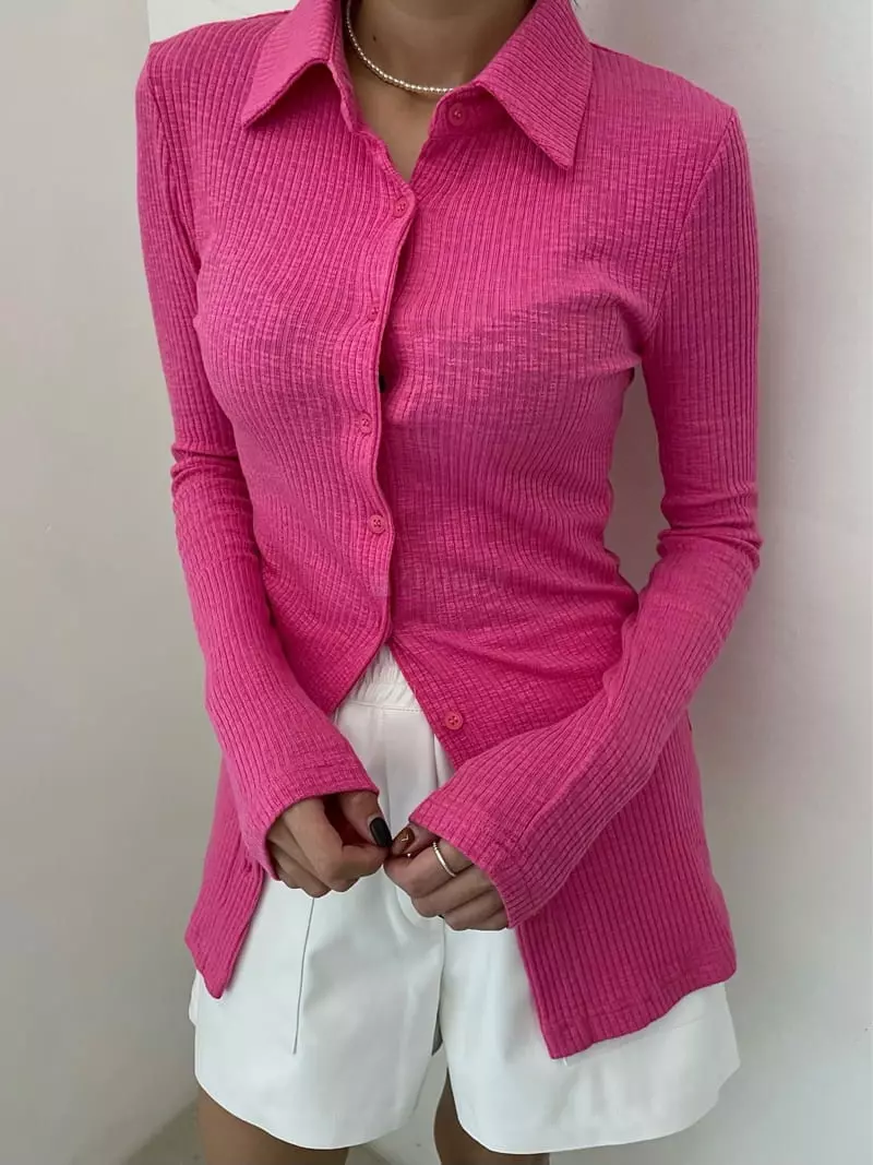 Hi Raki - Korean Women Fashion - #momslook - Rib Cardigan - 4
