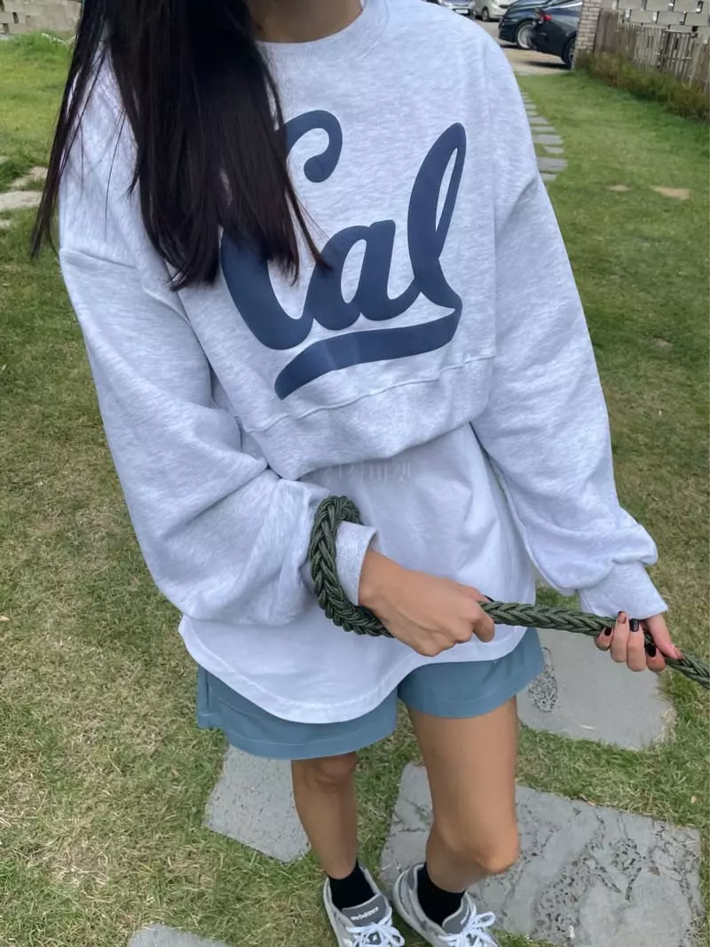 Hi Raki - Korean Women Fashion - #momslook - Cal Sweatshirt - 4