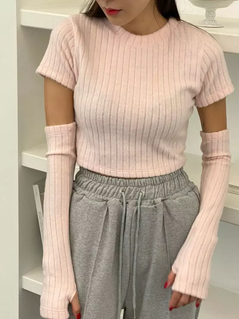 Hi Raki - Korean Women Fashion - #momslook - Lora Warmer Tee - 10