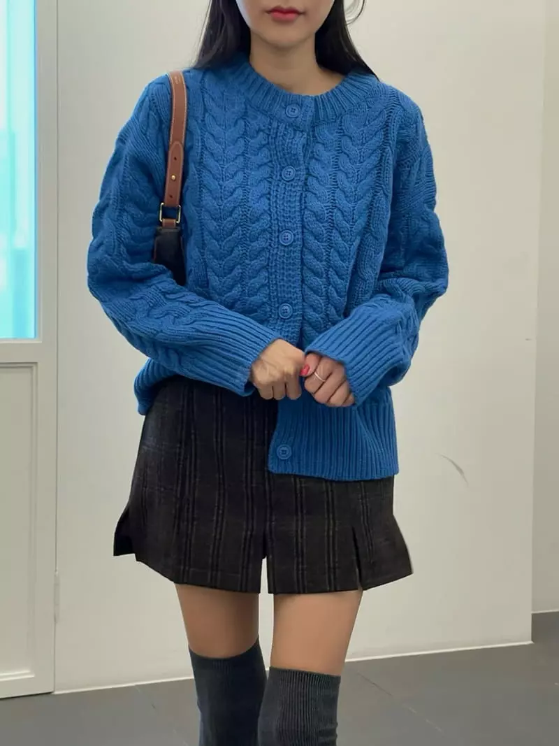 Hi Raki - Korean Women Fashion - #pursuepretty - Popo Twist Cardigan