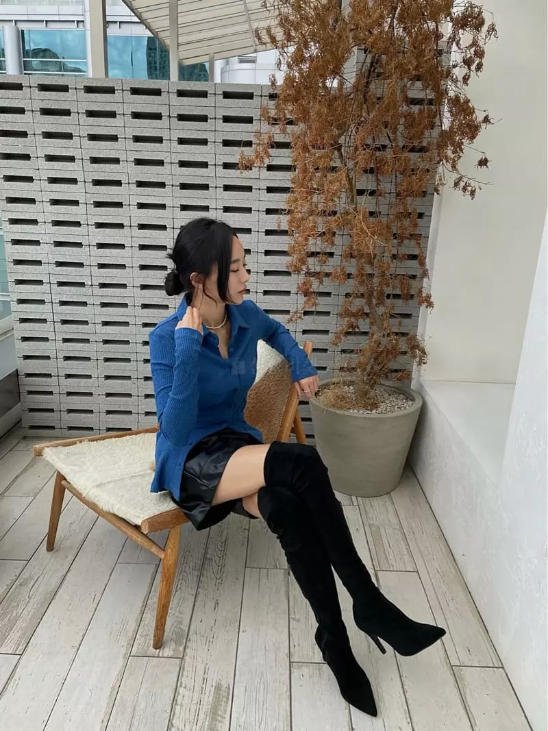 Hi Raki - Korean Women Fashion - #restrostyle - Rib Cardigan - 10