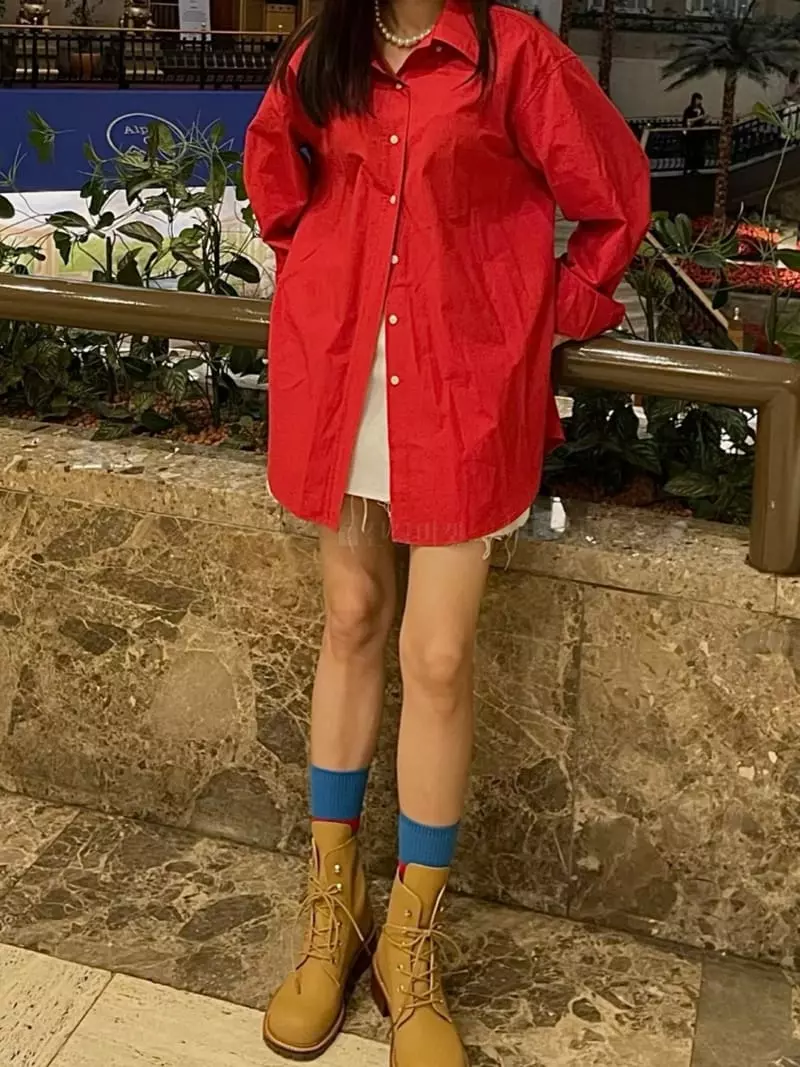 Hi Raki - Korean Women Fashion - #romanticstyle - Day Shirt - 12