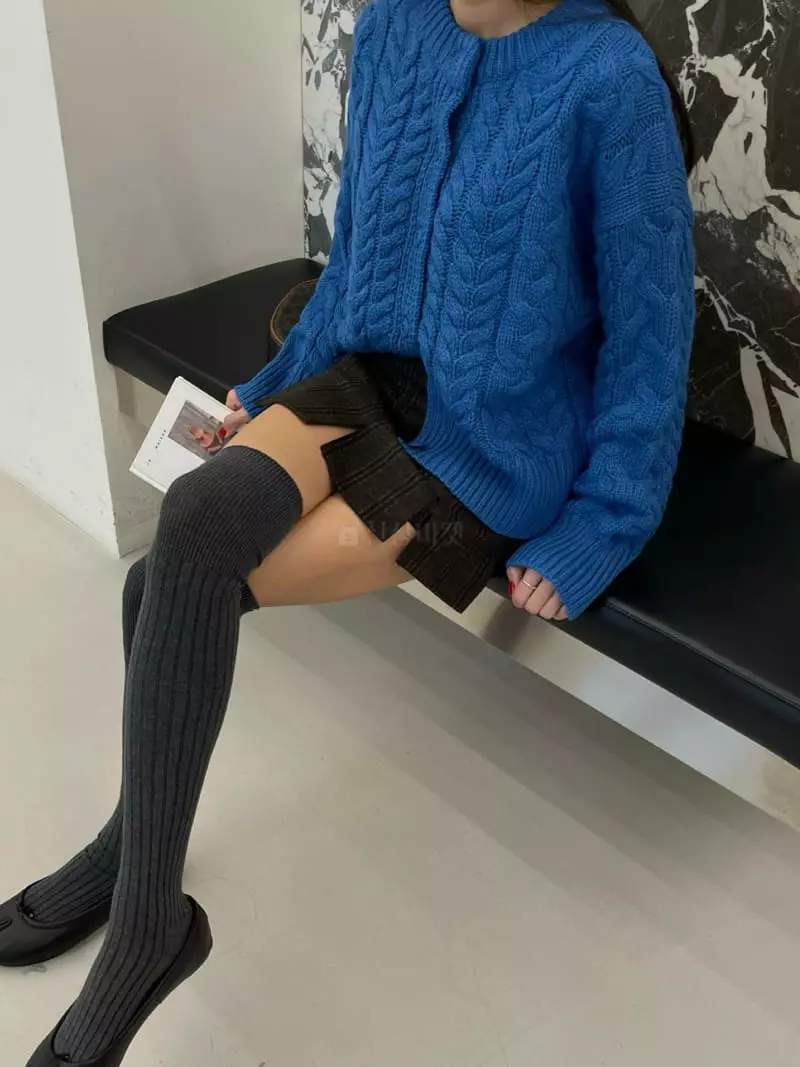 Hi Raki - Korean Women Fashion - #thatsdarling - Check Skirt Pants - 8