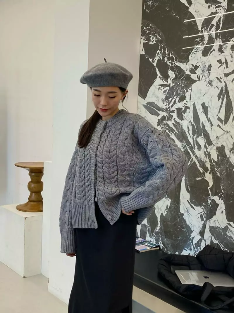 Hi Raki - Korean Women Fashion - #thatsdarling - Popo Twist Cardigan - 5