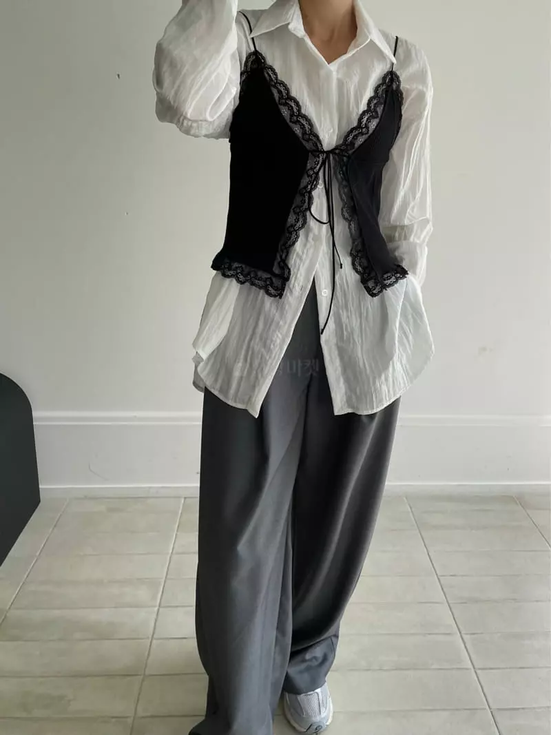 Hi Raki - Korean Women Fashion - #momslook - Lace Set - 4