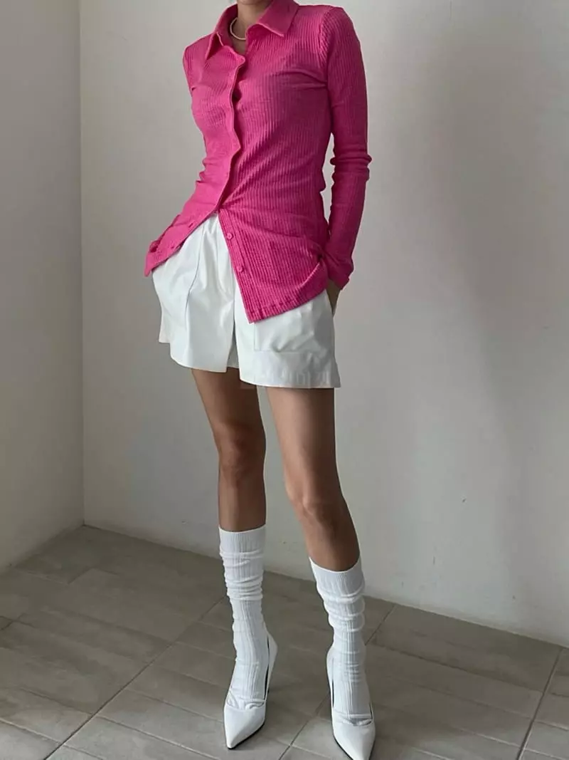 Hi Raki - Korean Women Fashion - #womensfashion - Leather Shorts - 3