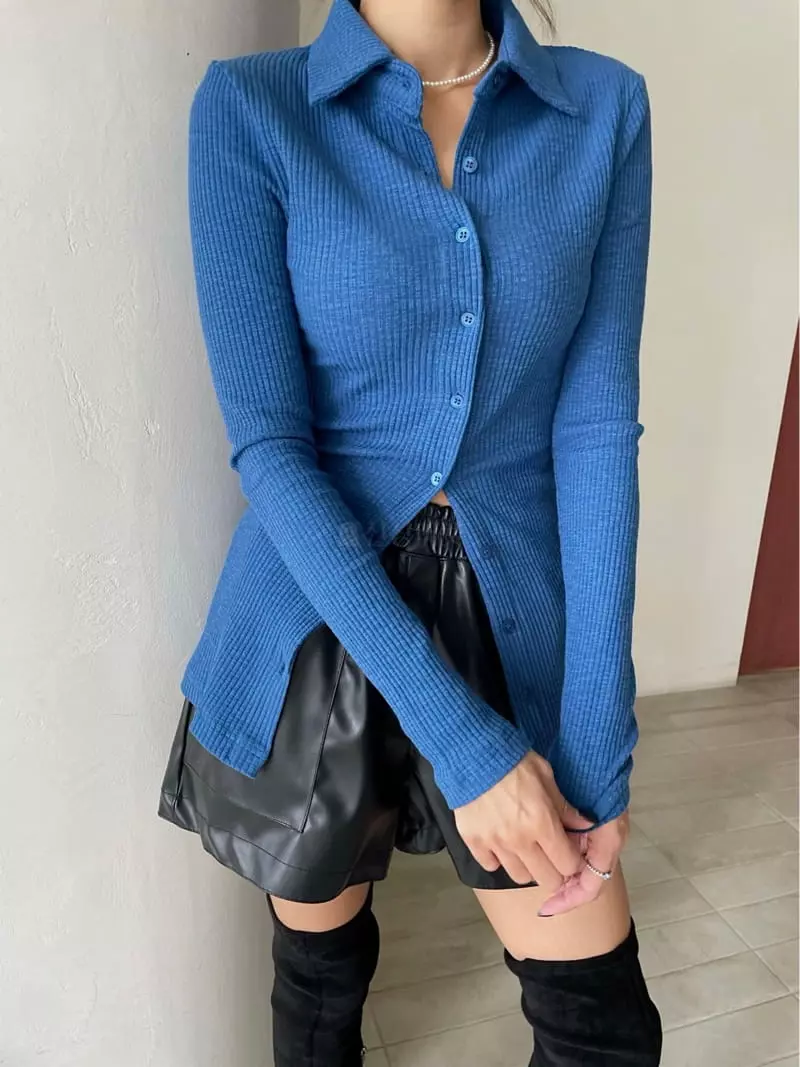 Hi Raki - Korean Women Fashion - #womensfashion - Rib Cardigan - 2