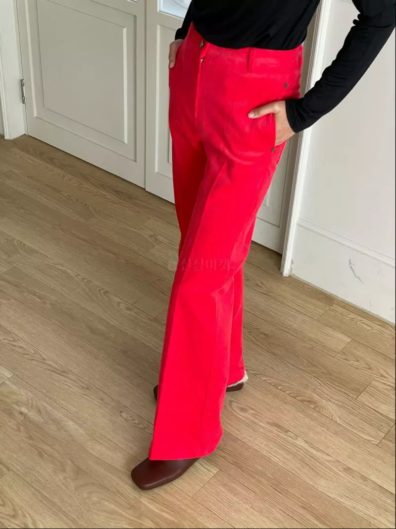 Hoper - Korean Women Fashion - #momslook - Bootscut Pants - 3