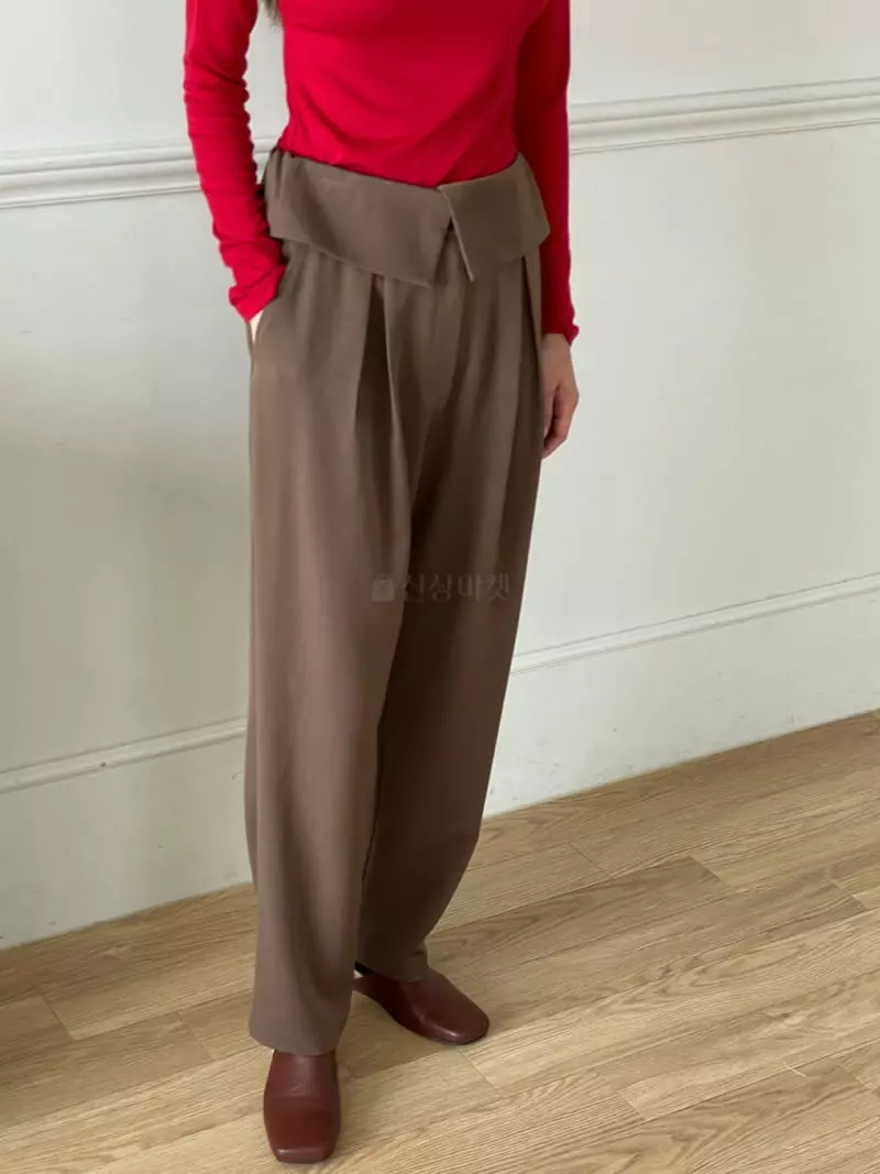 Hoper - Korean Women Fashion - #momslook - Poin Banding Pants - 2