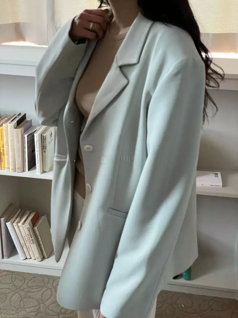 Hoper - Korean Women Fashion - #momslook - Tami Overfit Jacket - 2