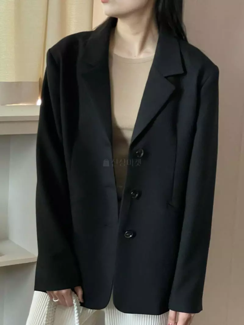 Hoper - Korean Women Fashion - #womensfashion - Tami Overfit Jacket - 4