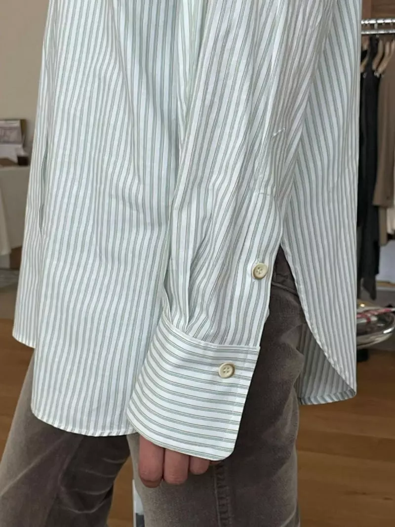 Hoper - Korean Women Fashion - #romanticstyle - Stripes Over Shit