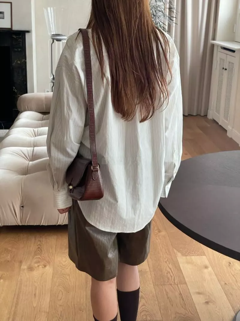 Hoper - Korean Women Fashion - #romanticstyle - Autumn Shirt - 4