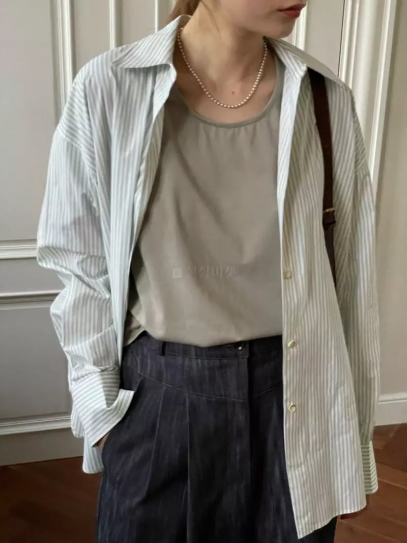 Hoper - Korean Women Fashion - #thatsdarling - Stripes Over Shit - 4