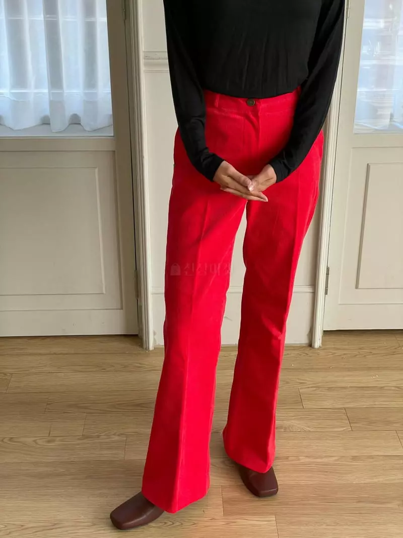 Hoper - Korean Women Fashion - #momslook - Bootscut Pants - 4
