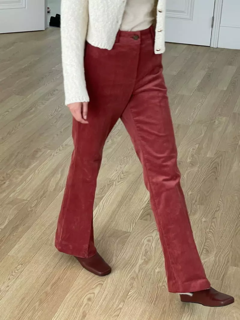 Hoper - Korean Women Fashion - #womensfashion - Rib Span Pants