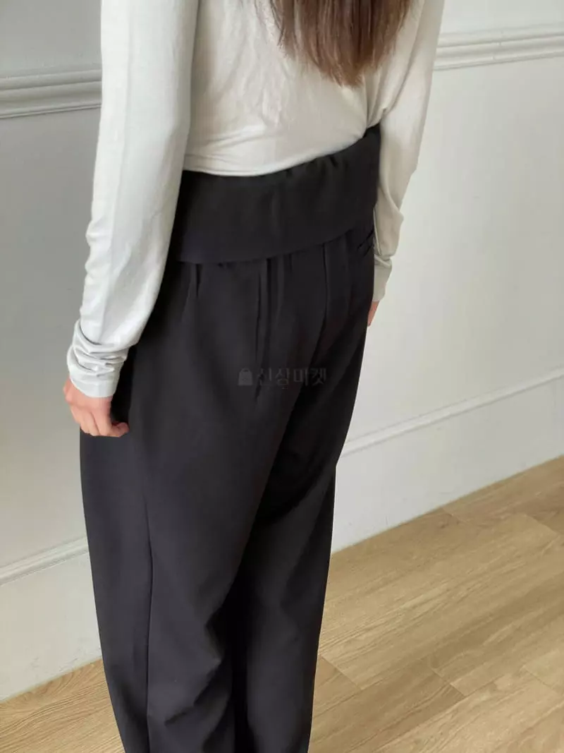 Hoper - Korean Women Fashion - #womensfashion - Poin Banding Pants - 5